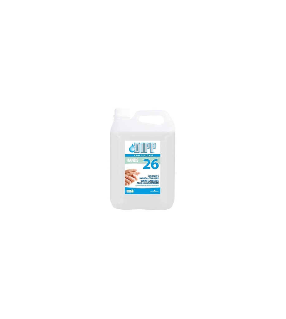 DIPP N°26 GEL MAINS HYDROALCOOLIQUE 5L