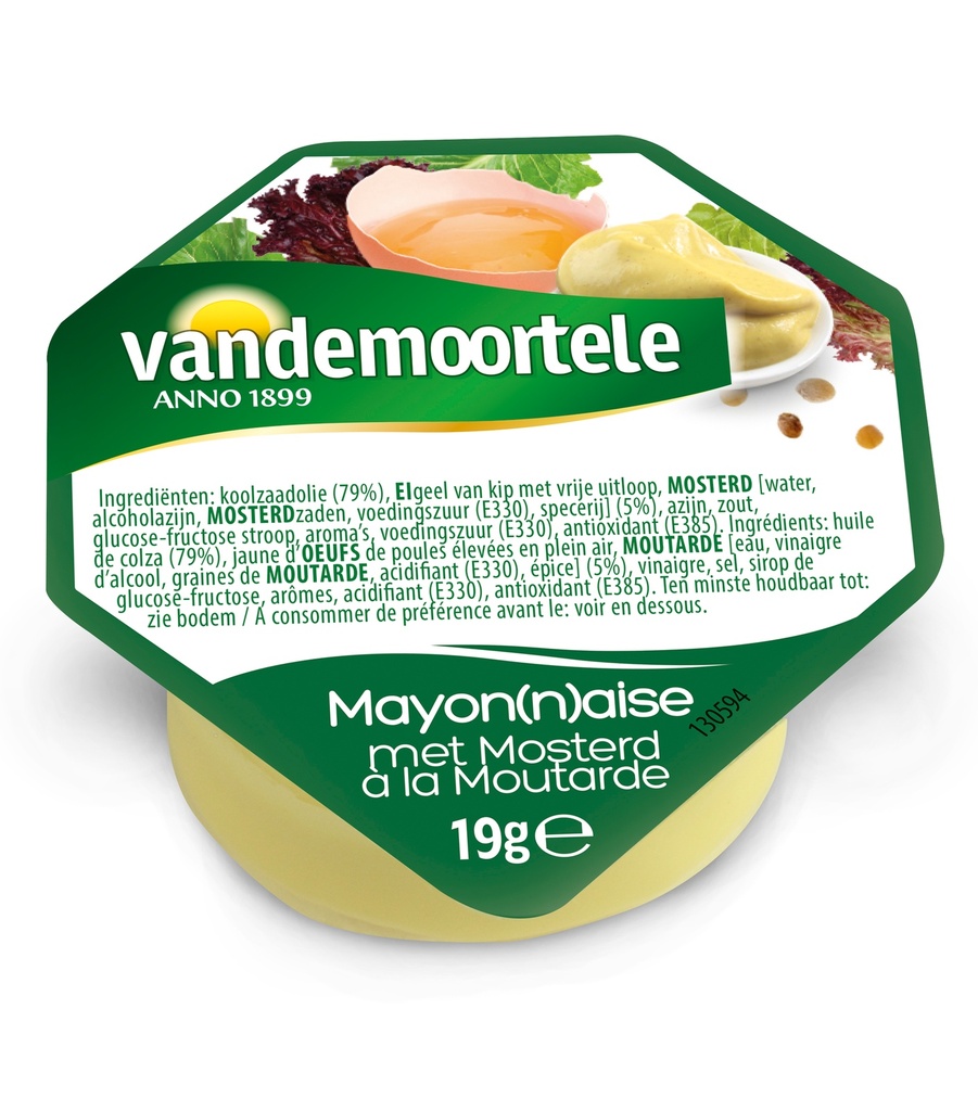 Mayonaise Porties Vandemoortele (120x20ml)