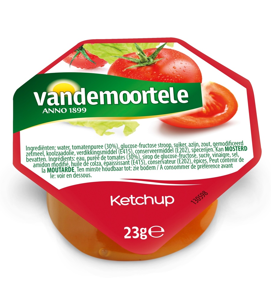 Tomaten Ketchup Porties Vandemoortele (120x20ml)