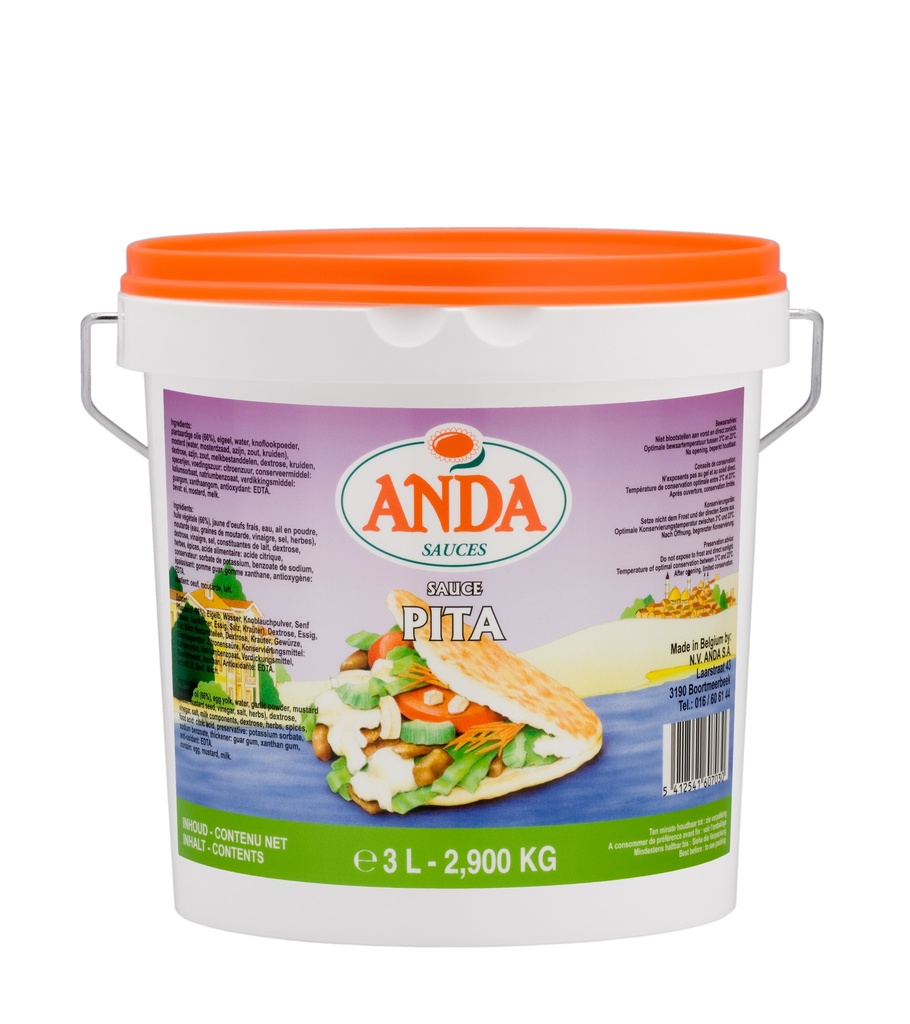 Pita Saus - Emmer -  Anda 3 L