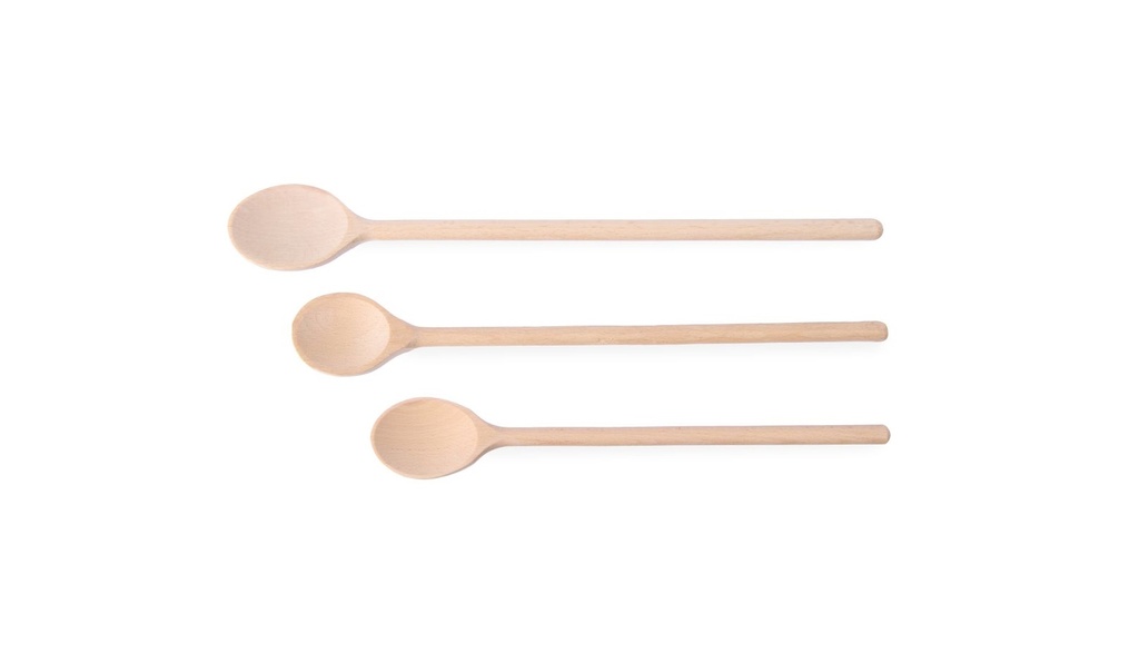 Spatule Bois - 3 pcs - Hendi