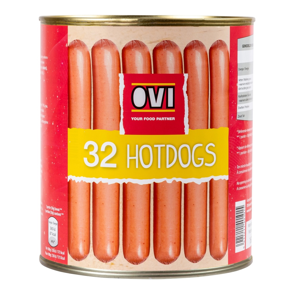 Hot Dog Event Ovi 32 x 50 gr