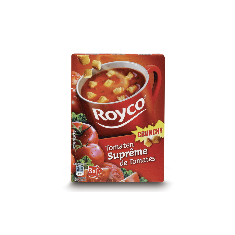 Royco Minute Soup Tomaten Supreme Crunchy 20 st