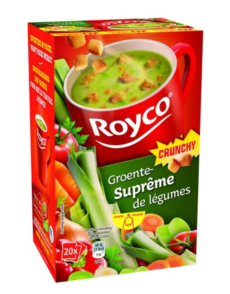 Royco Minute Soup Supreme Groenten Crunchy 20 st