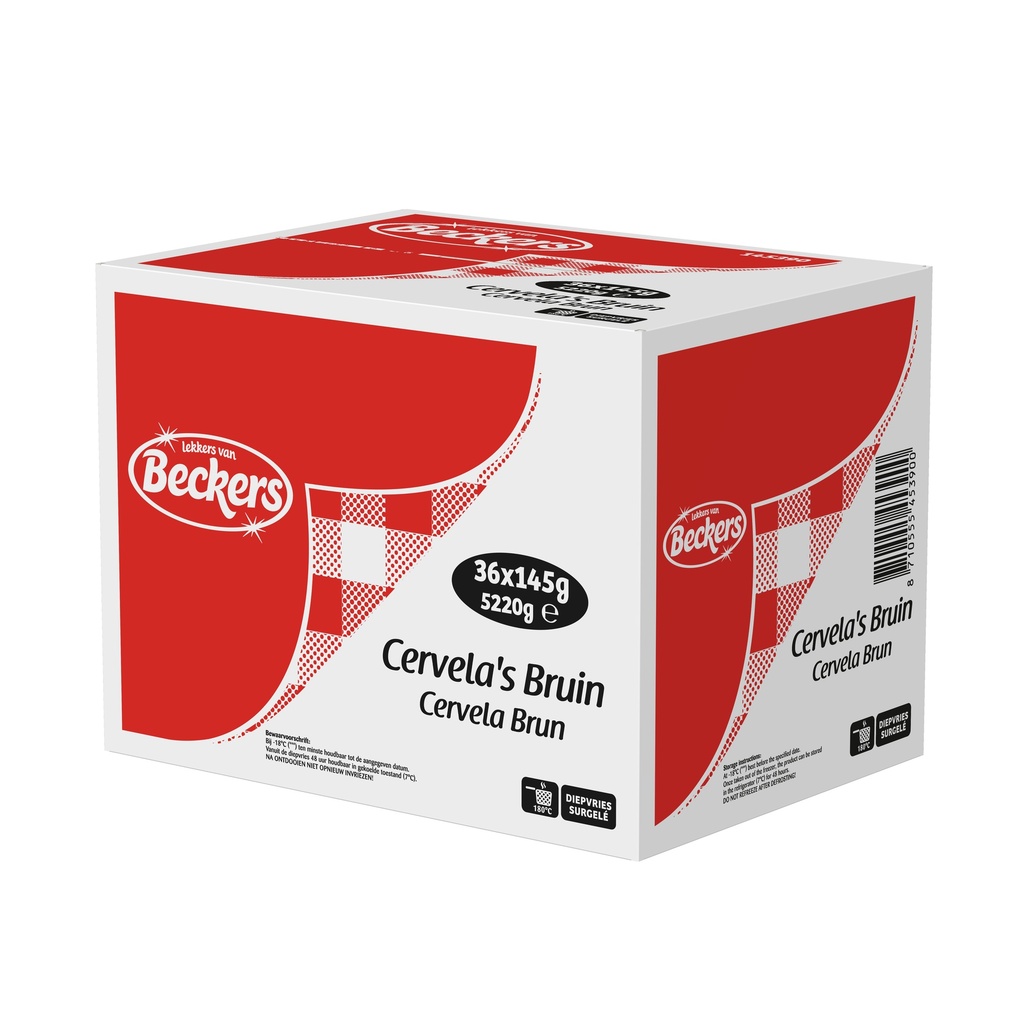 Cervela Bruin Beckers 36 x 145 gr