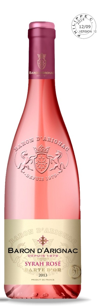 Vin Baron D Arignac Syrah Rose 75 cl