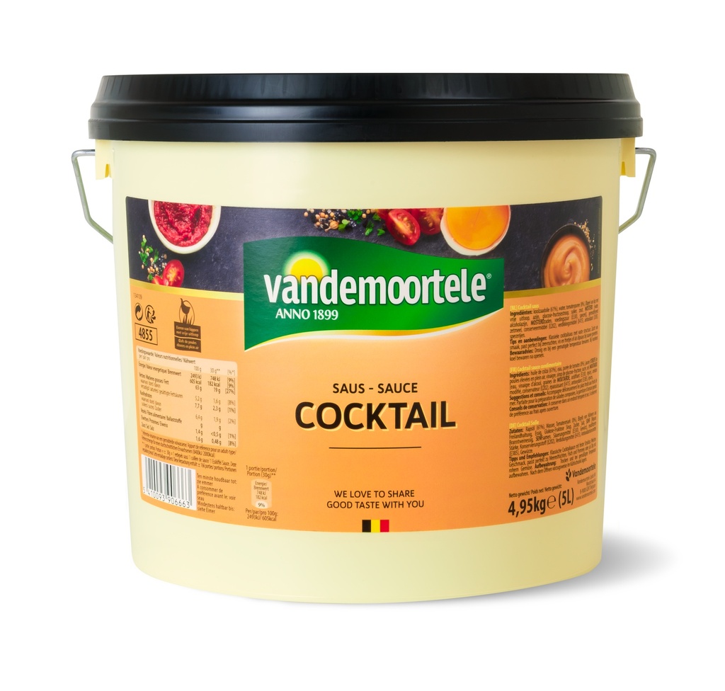 Cocktail Sauce Traiteur Vandemoortele 10 L