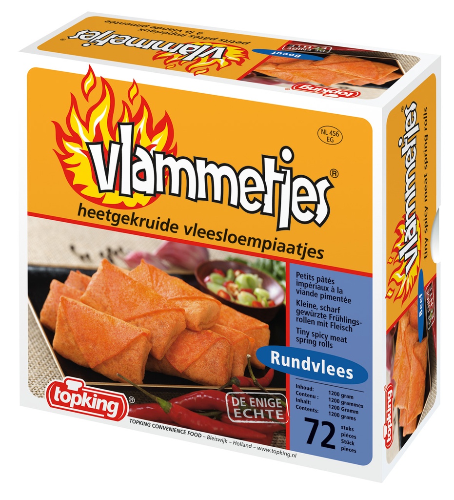 Flammettes Topking 72 x 17 gr