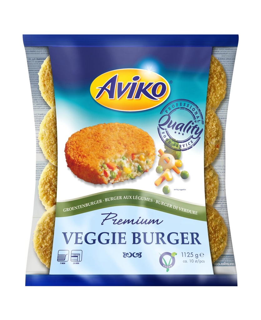 Burger Legumes Aviko 10 x 112 gr