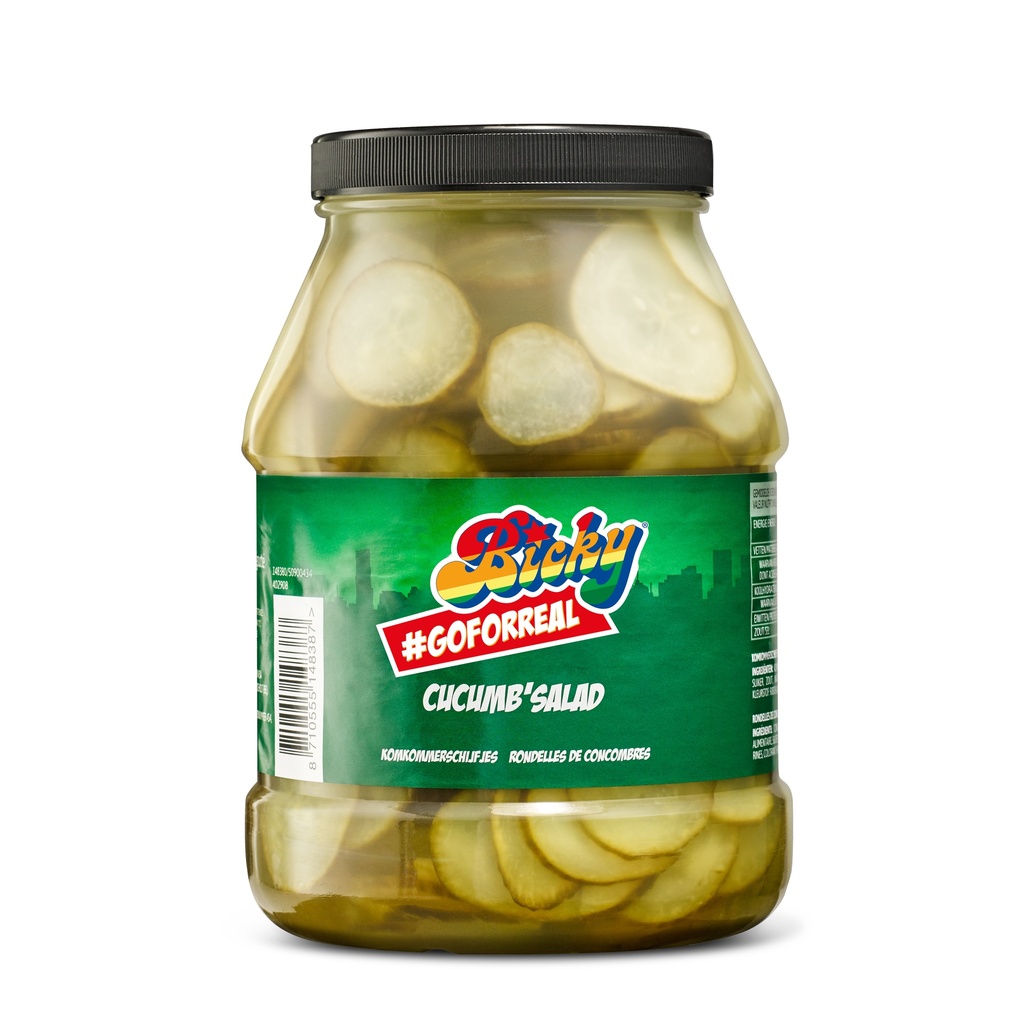 Bicky Komkommer Salade Pet 2,3 kg