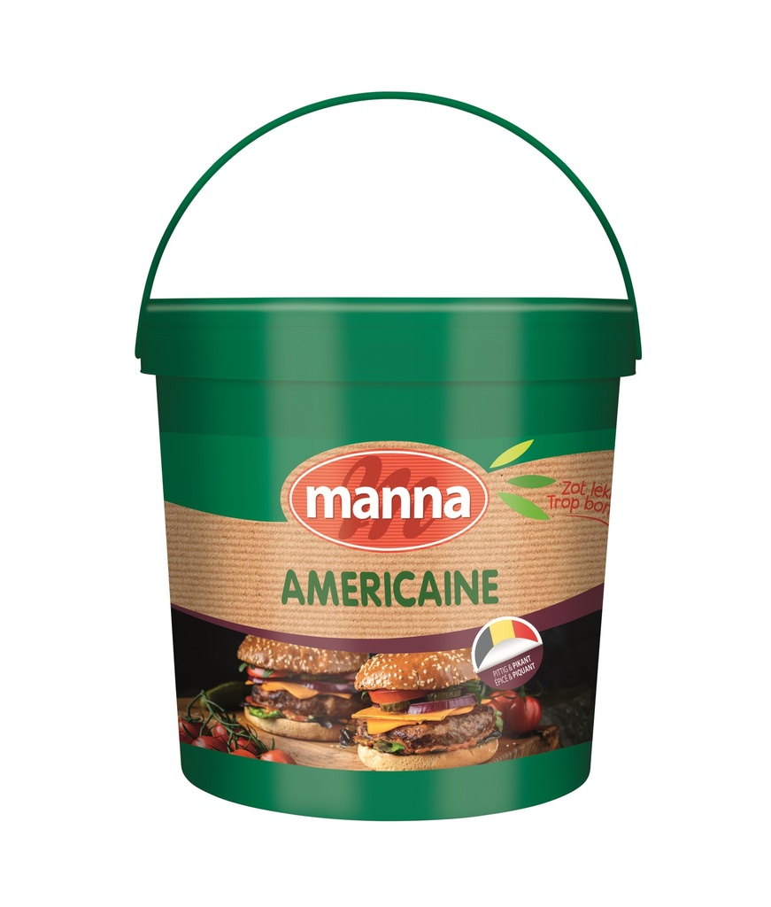 Americain Saus Manna Emmer 10 L