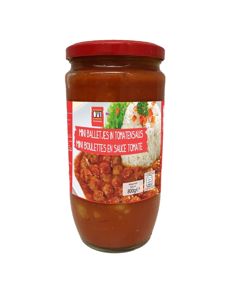 Gehaktballen Mini In Tomatensaus Ovi Glas 1 L