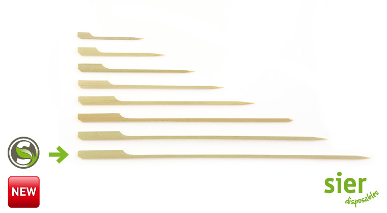 Bamboosticks Vlakke Achterzijde 25 cm 250 st