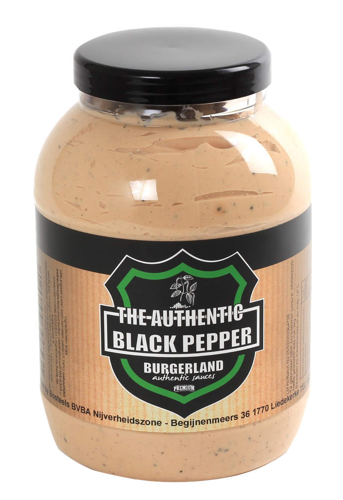 Black Pepper Saus Burgerland Pet 3 L