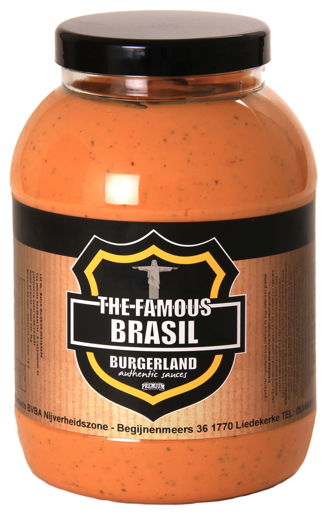 The Famous Brasil Saus Burgerland Pet 3 L