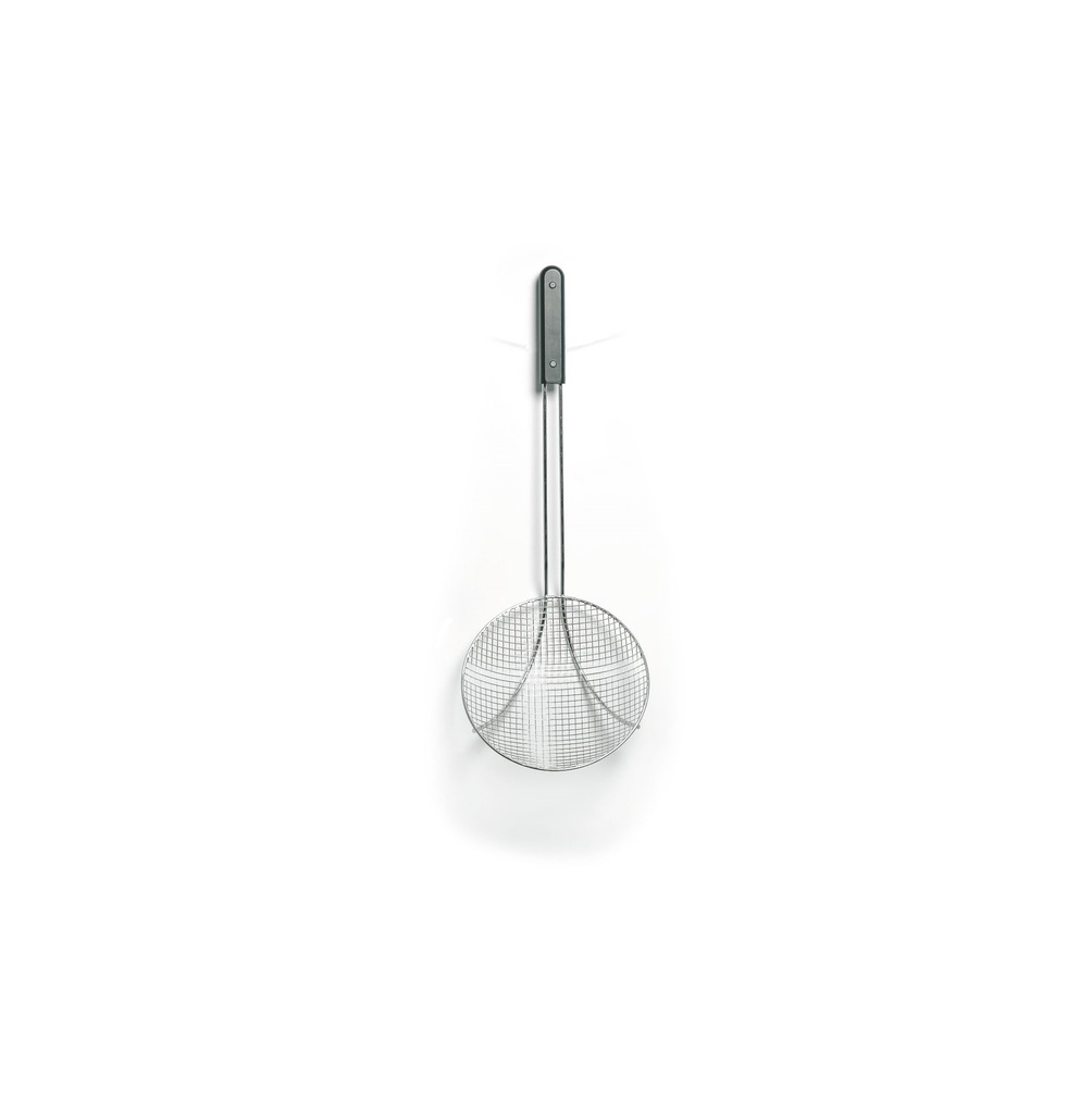 Frietschep rond zwart handvat Hendi 24 cm - 640913