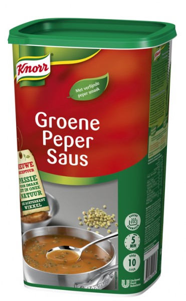 Peper Saus Groen Knorr Pot 1,2 kg