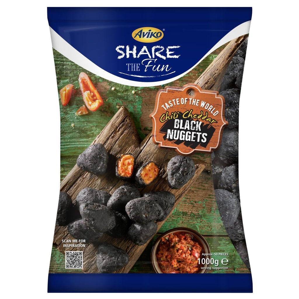 Nuggets Cheesy Black Aviko 1 kg