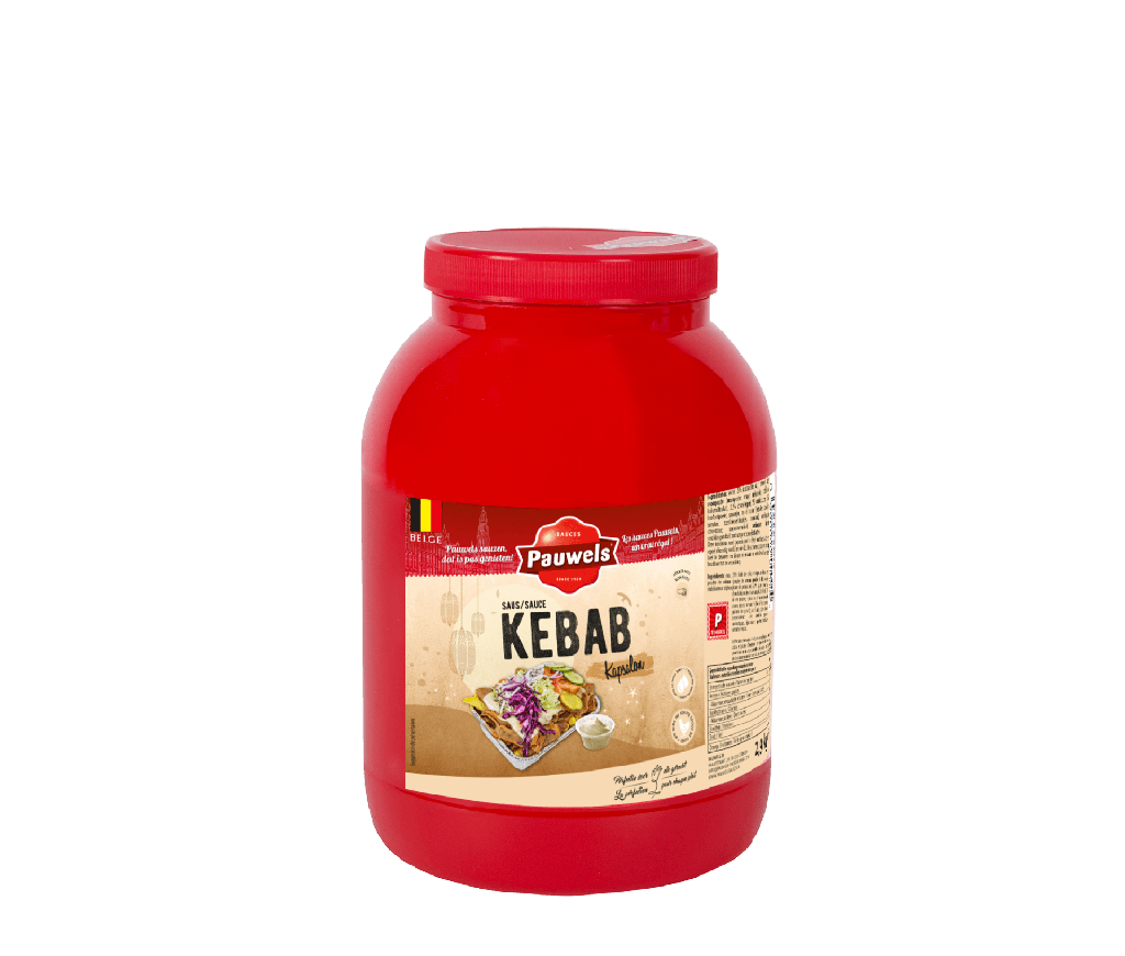 Kebab Saus Pauwels Pet 3 L