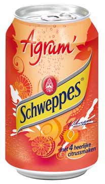 Schweppes Agrum Slim Can 24 x 33 Cl