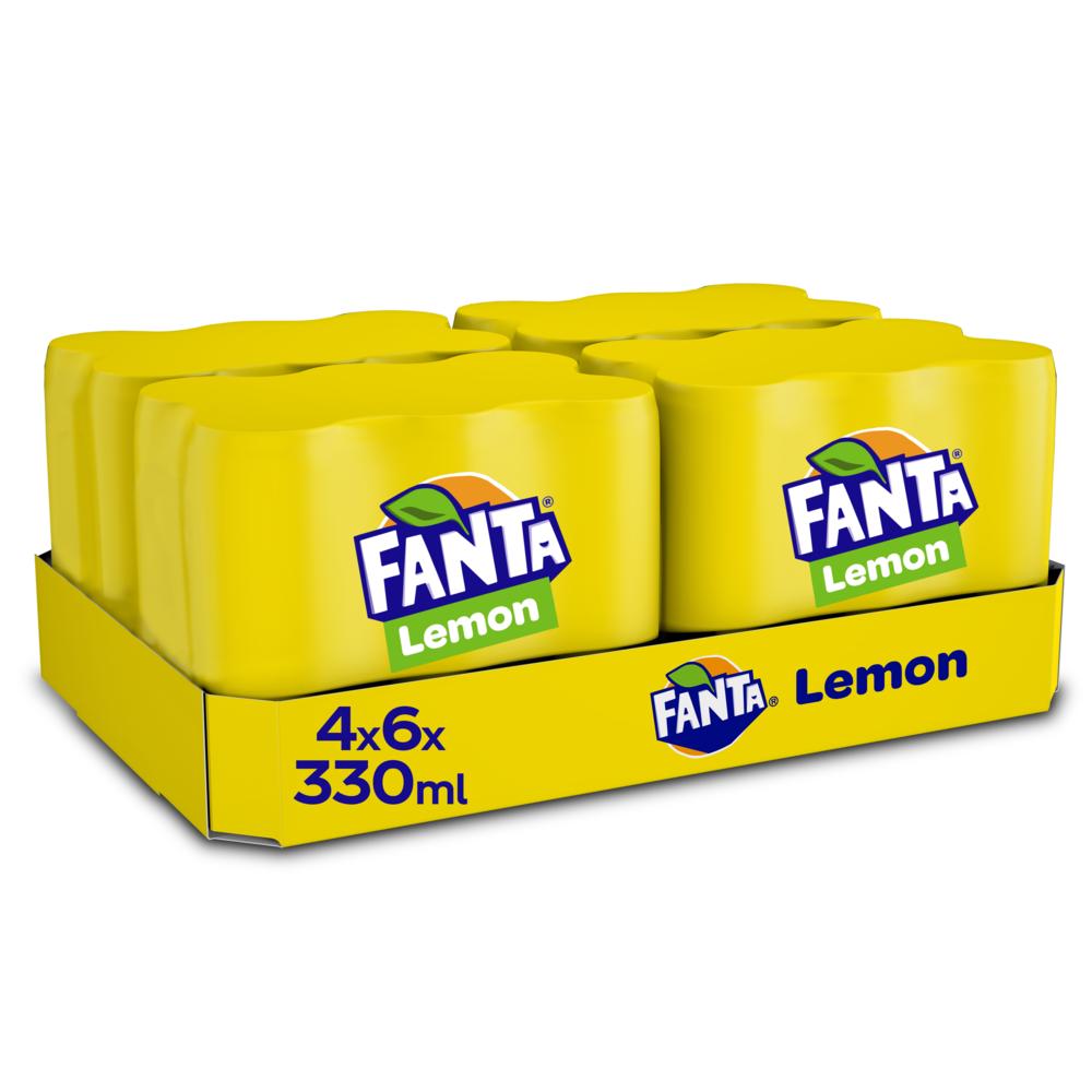 Fanta Lemon Blik 4 x 6 x 33 cl