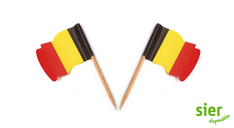 Pique Drapeau Belgique Flottant 144 pcs