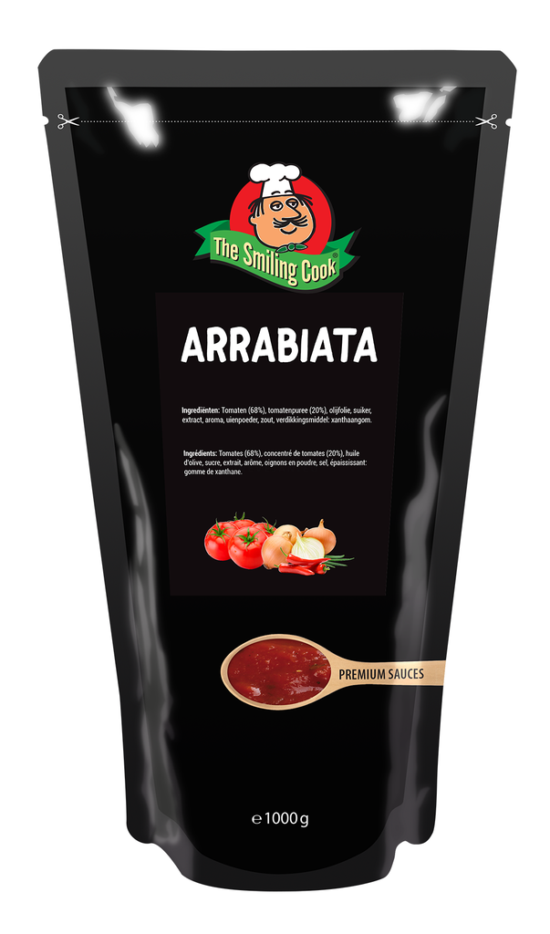 Arrabiata Saus Smiling Cook 6 x 1 kg