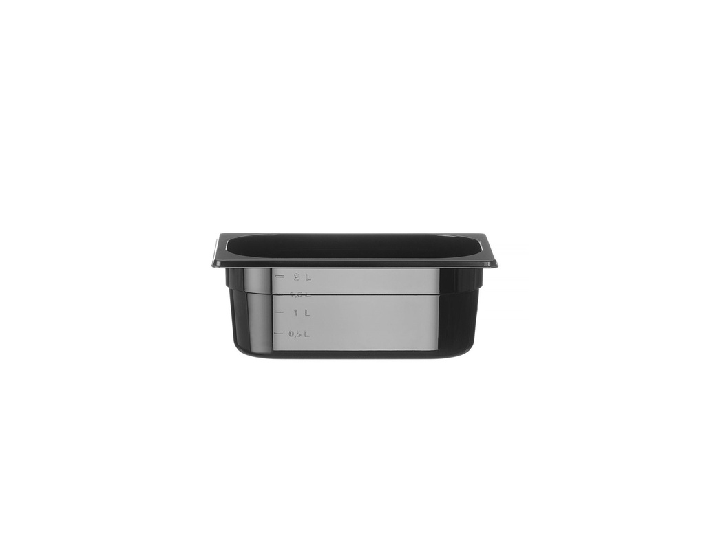 Gastronorm 1/4 pc black - Hendi - 862629