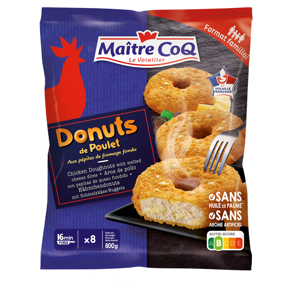 cheese Donut Maitre Coq 8 x 100 gr