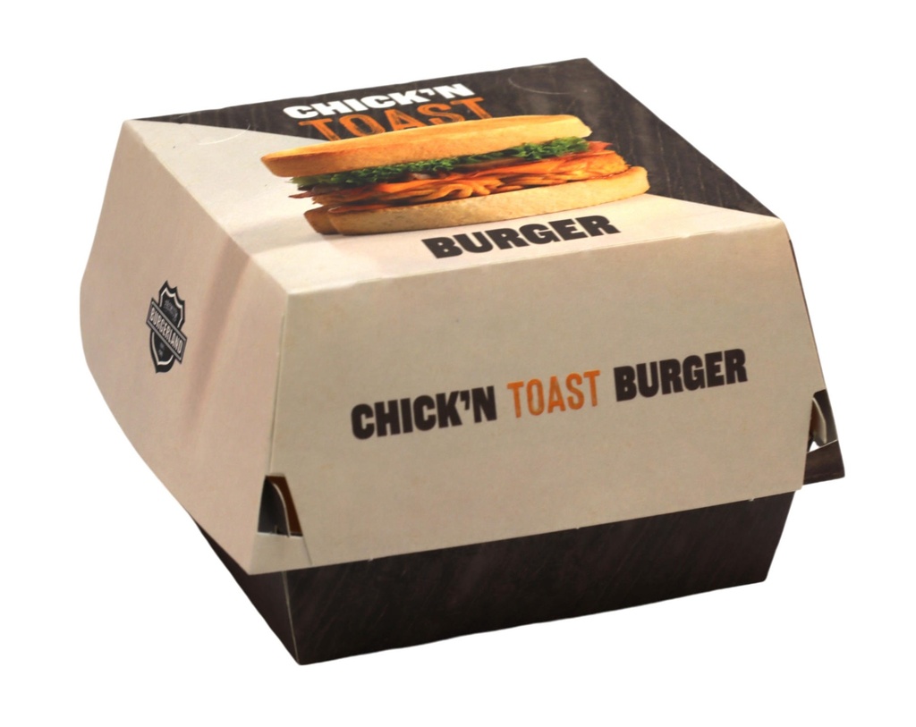 Chicken Toast Box - 110 x 110 x 80mm - 100st - Burgerland