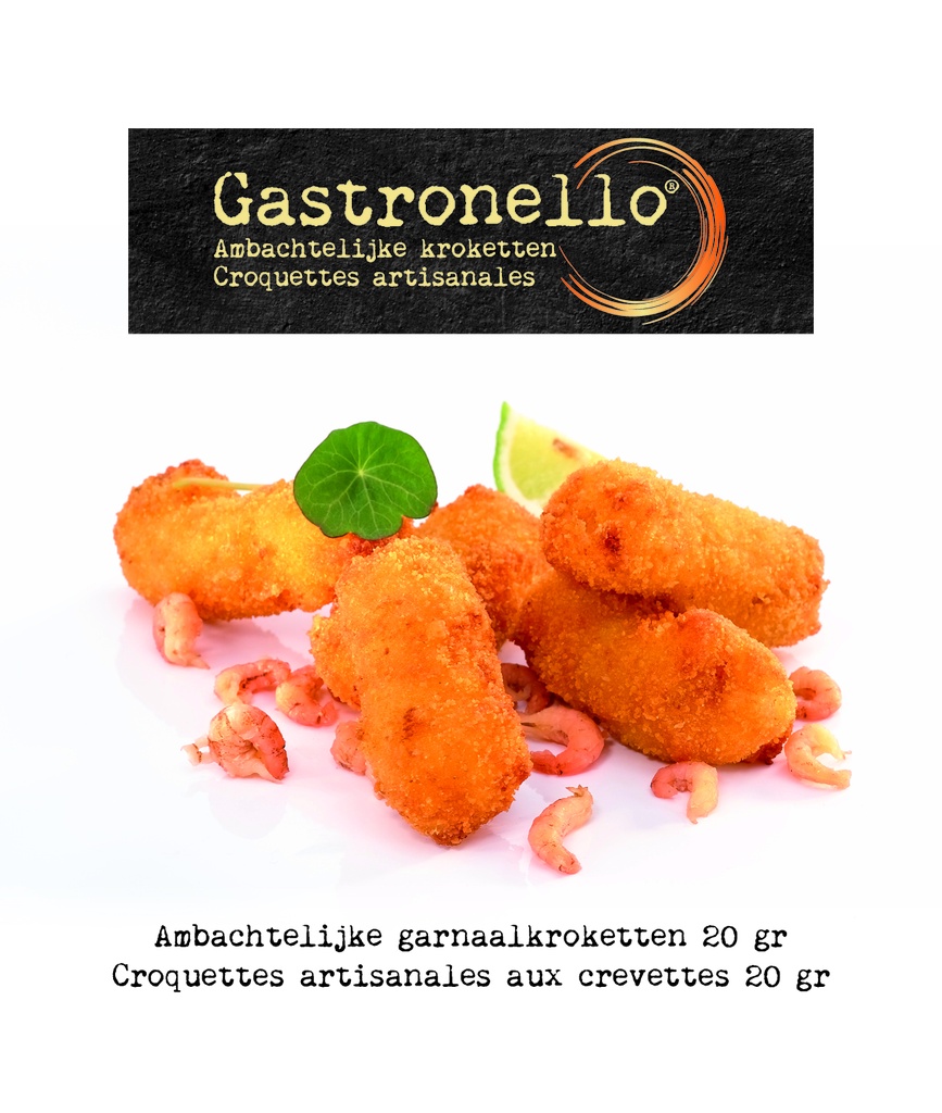 Croquette Crevettes Gastronello 60 x 20 gr