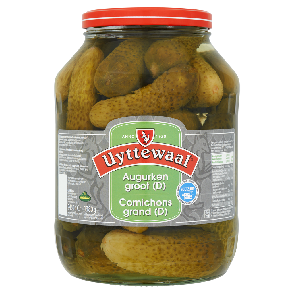 Cornichons gros Uyttewaal 2650 ml