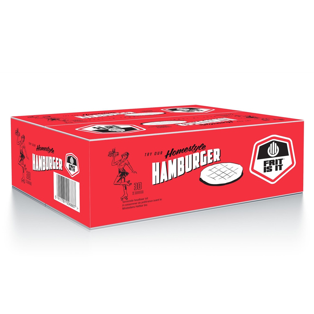 Hamburger B-Six 30 x 100 gr