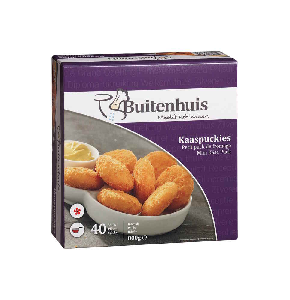 Kaaspuckies Buitenhuis 40 x 20 gr