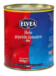 Tomaten Blokjes Elvea Blik 3 L (2500 gr)