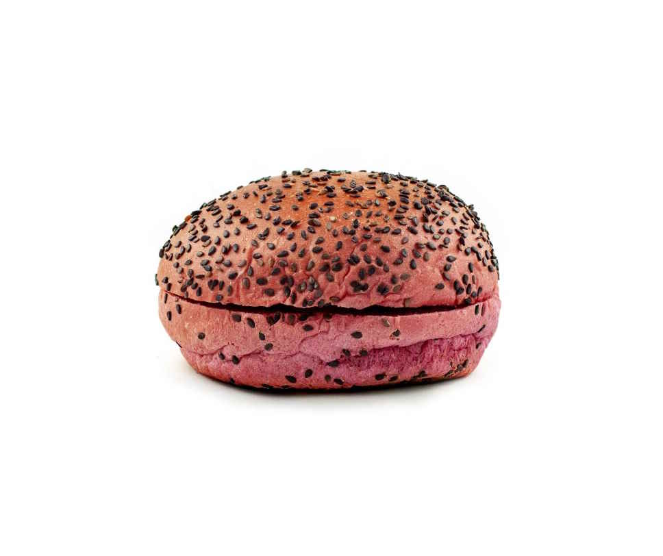 Hamburger Bun Beetroot 11.5cm LA 48 x 70 gr