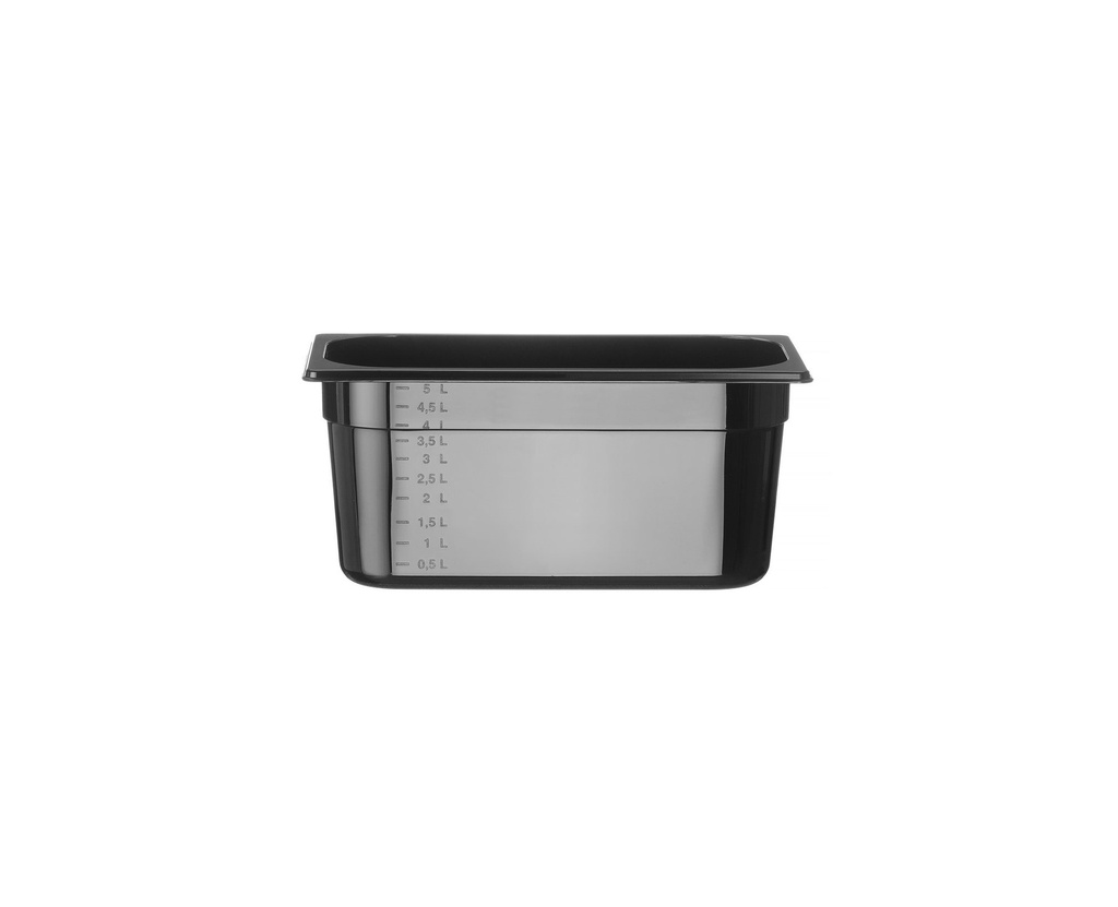 Gastro Bac 1/3 - 150Mm - Pc Noir - Hendi - 862513