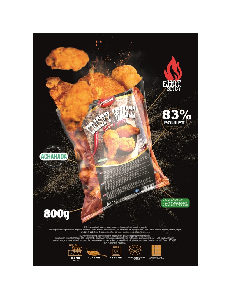 Groovy Tenders Hot & Spicy Mahida 800 gr