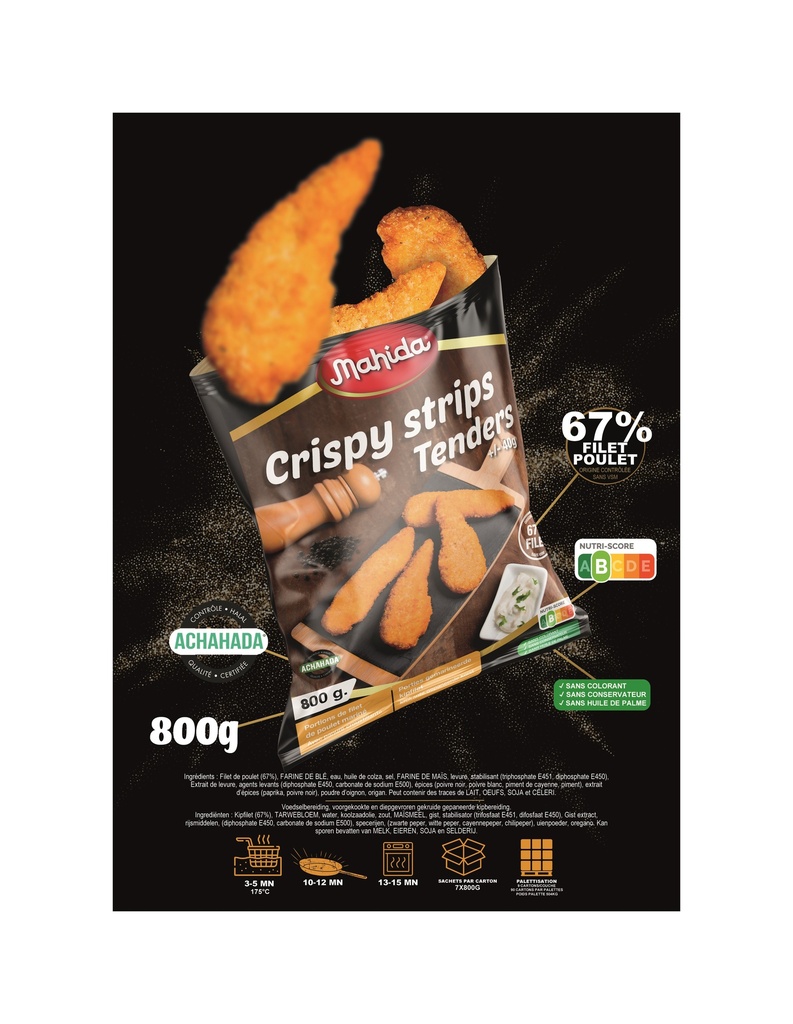 Crispy Strips Mahida 800 gr