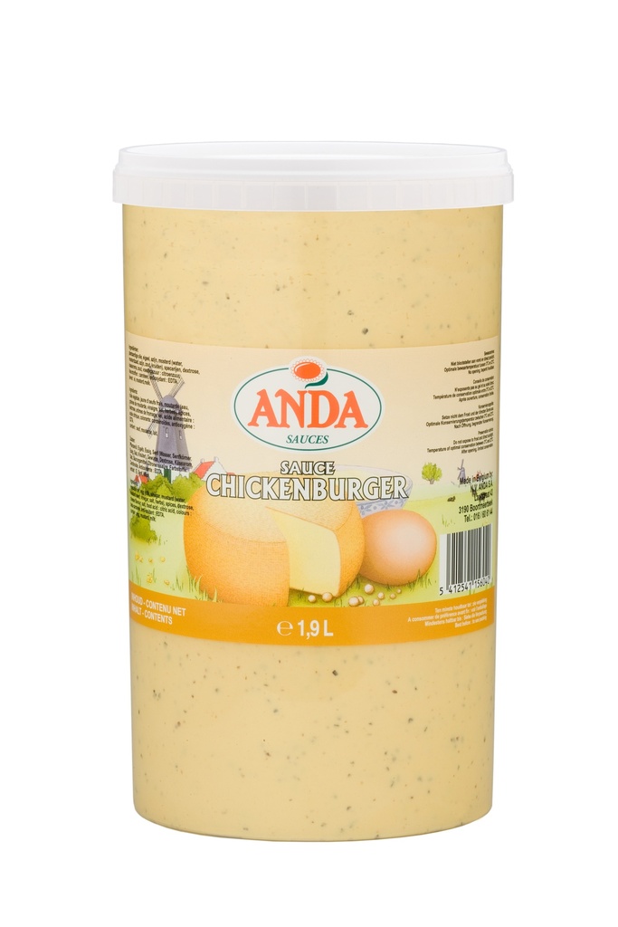 Chicken Burger Sauce Anda 3 L