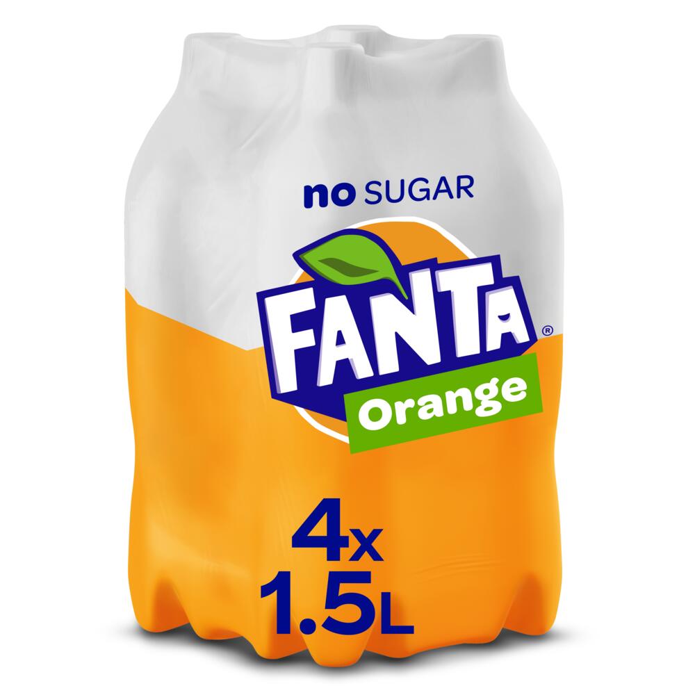 Fanta Orange Zero 4 x 1,5 L