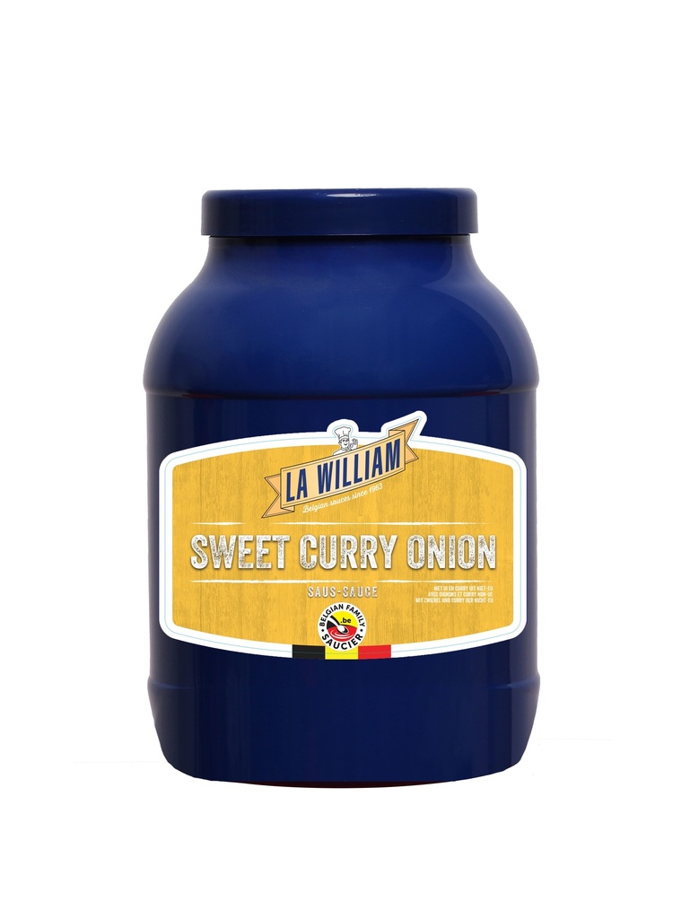 Sweet Curry Onion Saus La William Pet 3 L