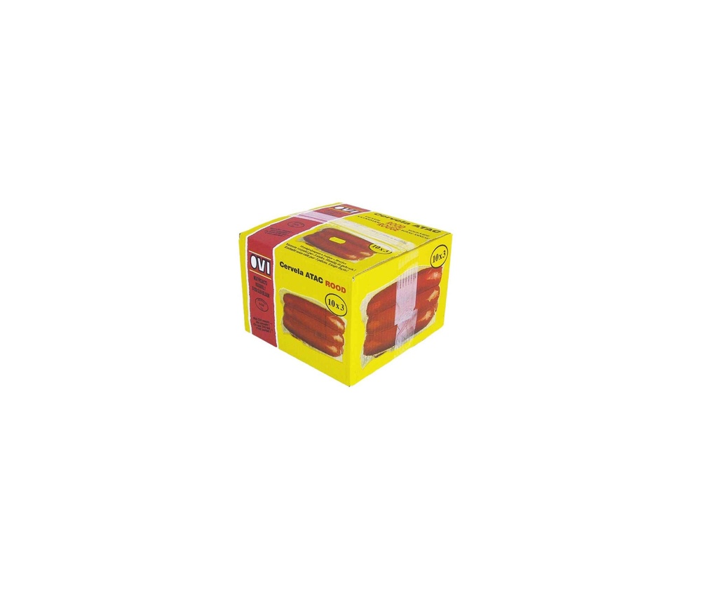 Cervela Rouge Naturin Atac - Ovi 10 x 3 x 150 gr