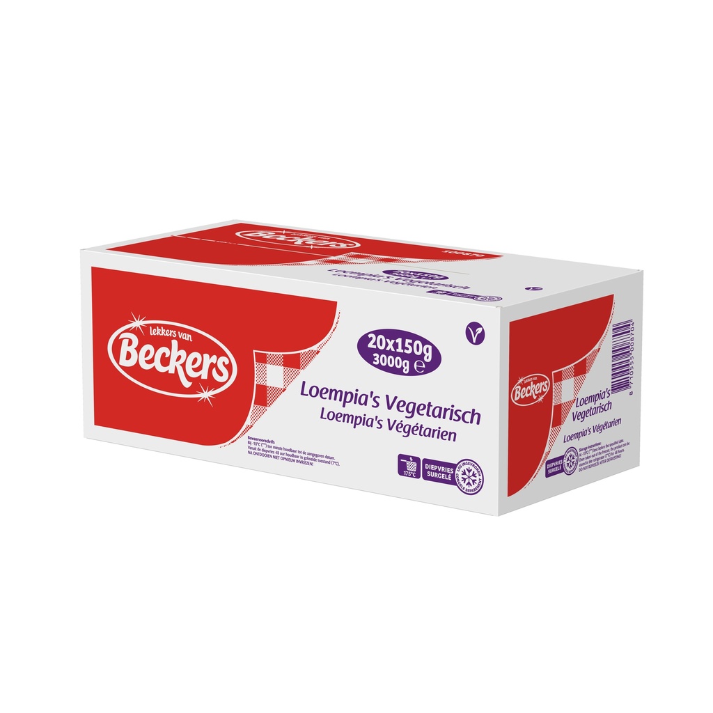 Loempia Vegetarien Beckers 20 x 150 gr