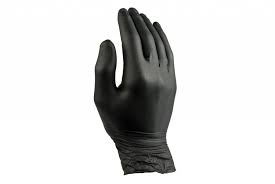 Gants Nitrile Noir Large 100 pcs