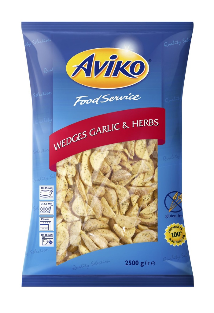 Wedges Look + Kruiden Aviko 2,5 kg