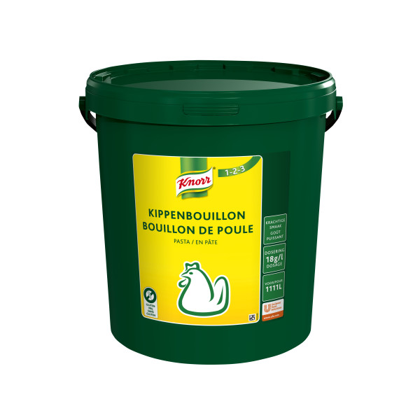 Bouillon de poulet en pâtes Knorr Seau 10 kg