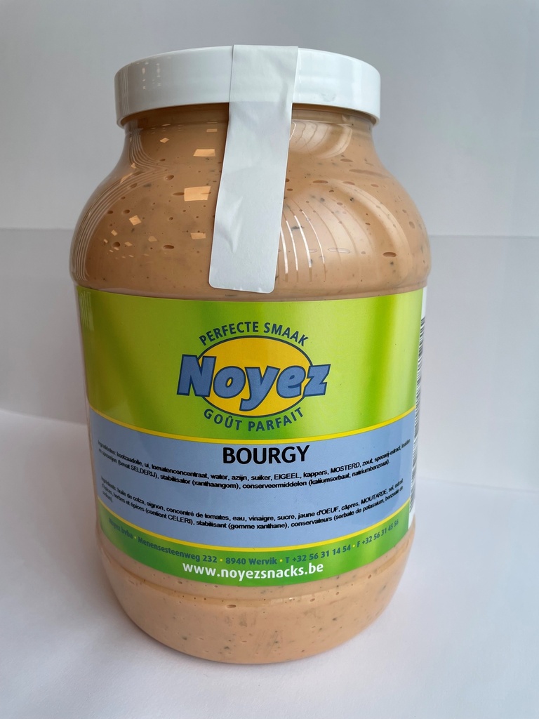 Bourgy Burger saus Noyez Pet 3 L