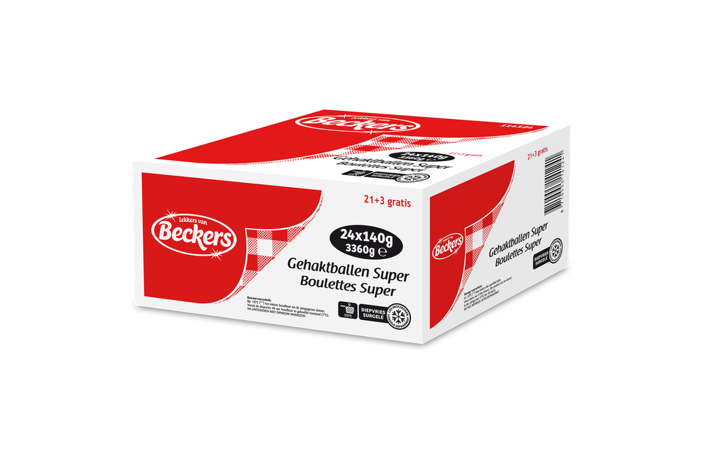 Boulettes Super Beckers 24 + 3 x 140 gr