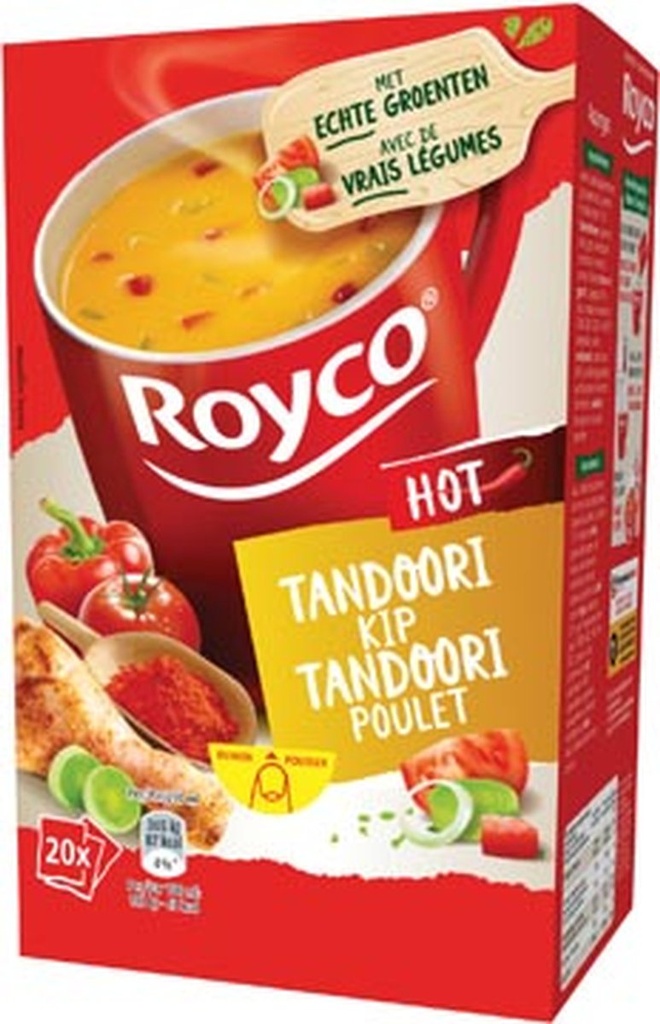 Royco Minute Soup Tandoori Kip 20 st